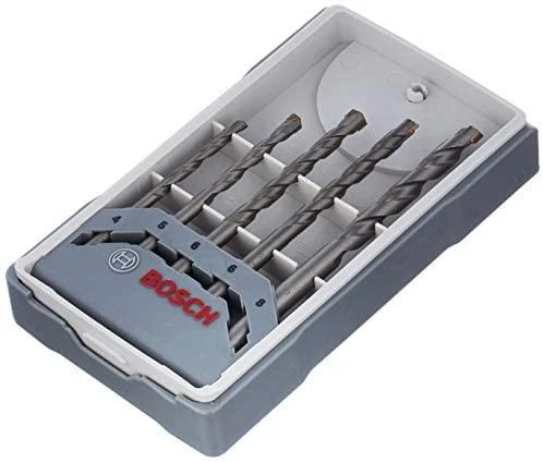 Grąžtas Bosch 5 Sidabrinis Percussion kompl X-Pro Line, 4,5,6,6,8mm