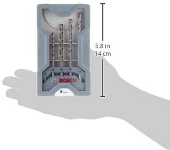 Grąžtas Bosch 5 Sidabrinis Percussion kompl X-Pro Line, 4,5,6,6,8mm