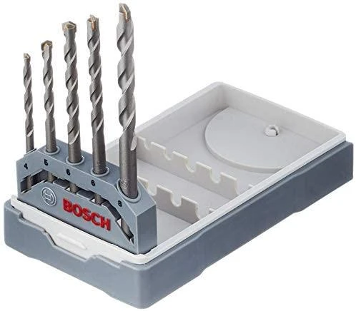 Grąžtas Bosch 5 Sidabrinis Percussion kompl X-Pro Line, 4,5,6,6,8mm