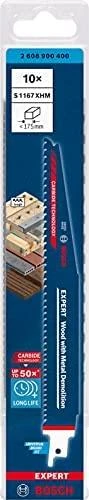 Bosch 10 pjūklo geležtės S1167XHM Wood&Metal Demol