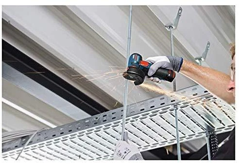 Bosch Akumuliatorinis kampinis šlifuoklis GWS 12V-76 V-EC, 2x3.0Ah
