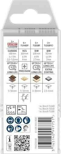 Bosch 15 Siaurapj.pjūkl. kompl. Wood