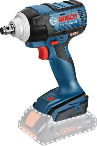 Bosch GDS 18V-300 veržliasukis su 18V akumuliatoriaus jungtimi