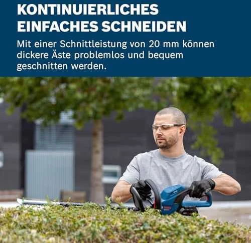 Bosch Akumuliatorinės gyvatvorių žirklės GHE 18V-60 be akumuliatoriaus ir kroviklio