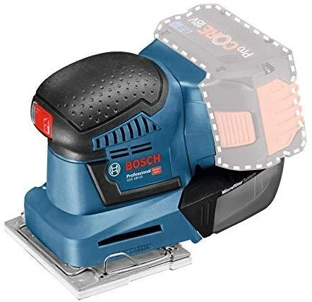 Bosch Akumuliatorinis vibracinis šlifuoklis GSS 18V-10, be akumuliatoriaus ir kroviklio