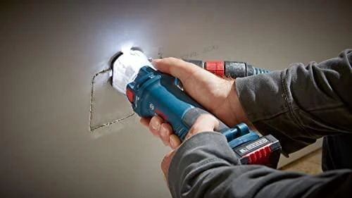 Bosch Akumuliatorinė gipso kartono freza GCU 18V-30, be akumuliatoriaus ir kroviklio, 3 – 6,4 mm / 30.000 min.-1
