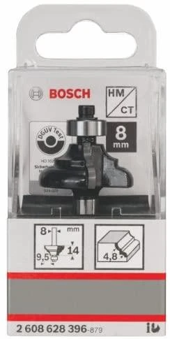 Bosch Daugiaprofilinė freza HM R=4,8mm, l=14mm,kotas 8mm