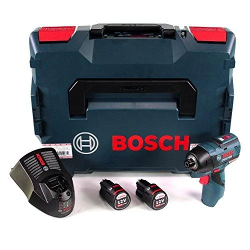 Bosch GDR 12V-110 suktuvas su lagaminu ir dviem akumuliatoriais