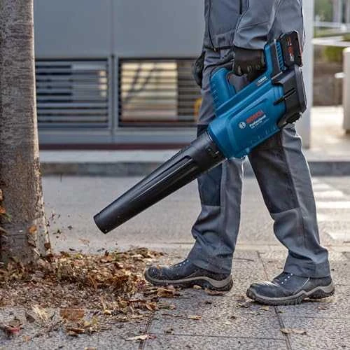 Akumuliatorinis lapų pūstuvas Bosch GBL 18V-750, be akumuliatoriaus ir kroviklio