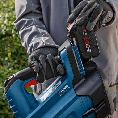 Akumuliatorinis lapų pūstuvas Bosch GBL 18V-750, be akumuliatoriaus ir kroviklio