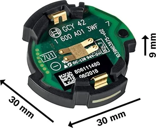Bosch GCY 42 modulis su matmenų schema