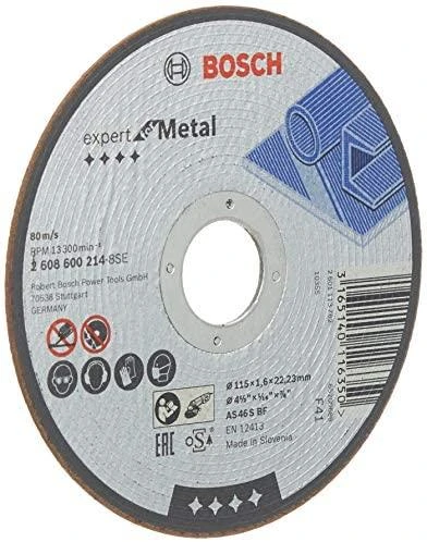 Bosch Pjov.diskas metalui 115x22x1,6 mm