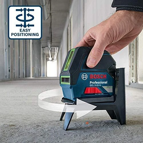 Bosch Kombinuotasis lazeris GCL 2-15 G (3x1.5V AA , Case)