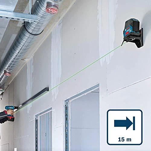 Bosch Kombinuotasis lazeris GCL 2-15 G (3x1.5V AA , Case)