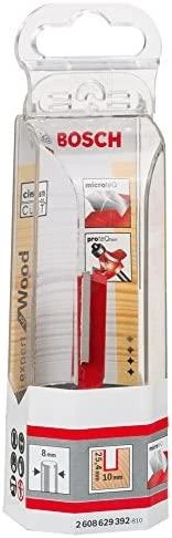 Bosch Išdrožų frezos 8 mm, D1 10 mm, L 25,4 mm
