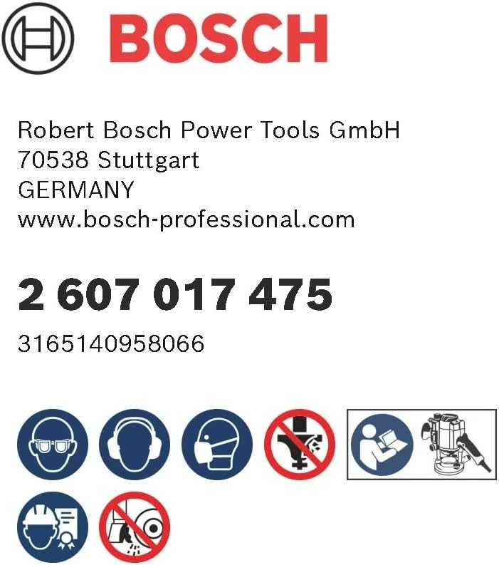 Bosch frezų rinkinys, 30 vnt., mišrus, 8 mm kotu, 2607017475