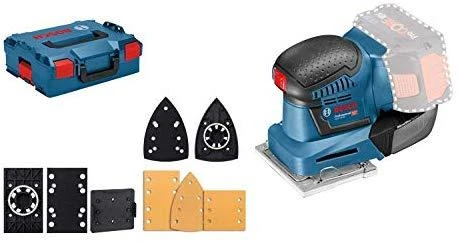 Bosch Akumuliatorinis vibracinis šlifuoklis GSS 18V-10, be akumuliatoriaus ir kroviklio