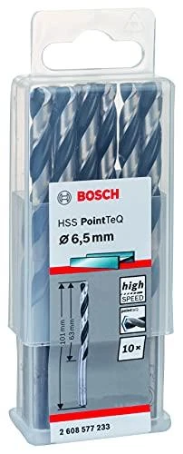 Bosch PointTeQ grąžtas metalui 6,5 x 63 x 101 mm ,10 vnt