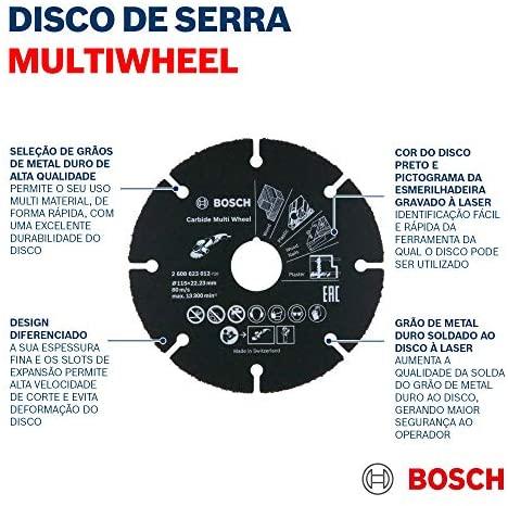  Bosch Pjovimo diskas medienai 125 x 1 x 22,23 mm