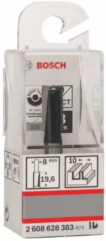 Bosch Pirštinė freza HM B=10mm, l=20 mm,kotas 8mm
