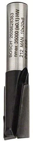 Bosch Pirštinė freza HM B=10mm, l=20 mm,kotas 8mm