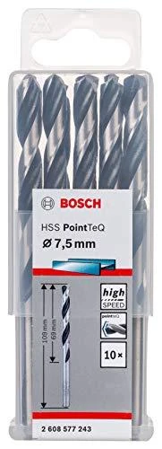 Bosch PointTeQ grąžtas metalui 7,5 x 69 x 109 mm ,10 vnt