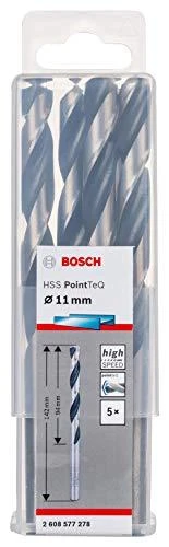 Bosch PointTeQ grąžtas metalui 11 x 94 x 142 mm , 5 vnt.