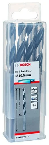 Bosch PointTeQ grąžtas metalui 10,5 x 87 x 133 mm ,5 vnt