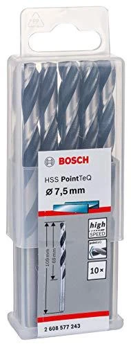 Bosch PointTeQ grąžtas metalui 7,5 x 69 x 109 mm ,10 vnt