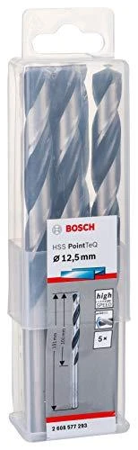 Bosch PointTeQ grąžtas metalui 12,5 x 101 x 151 mm,5 vnt