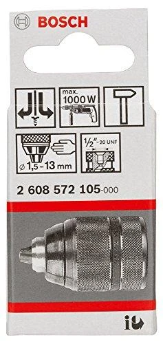 Bosch Greitos fiks.gręžimo patr 1/2-20, 1,5-13,0 mm