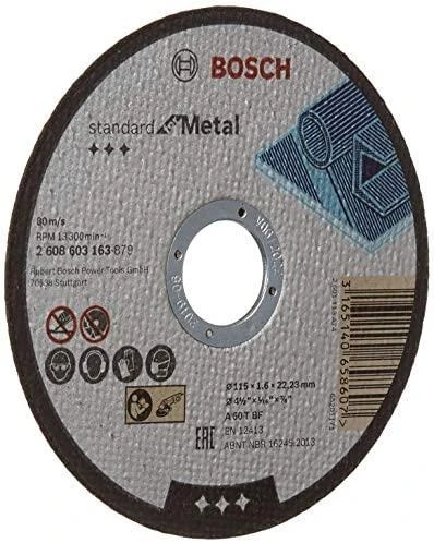Bosch Pjov.diskas Standard 115x22x1.6 mm