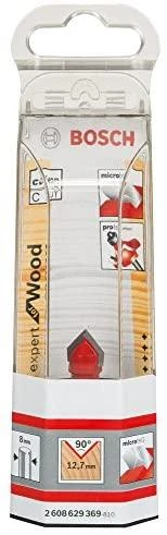 Bosch V formos išdrožos frezos 8 mm, D 12,7 mm, L 10 mm