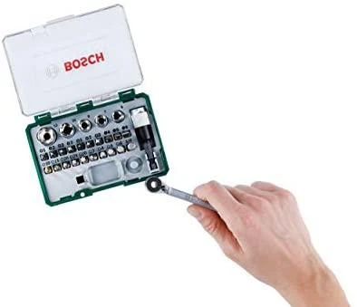 Bosch 27 dalių suktuvo antgalių komplektas