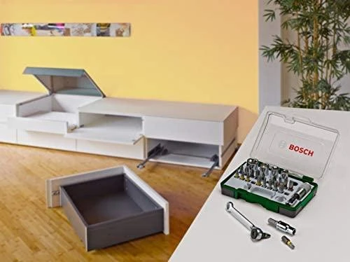 Bosch 27 dalių suktuvo antgalių komplektas