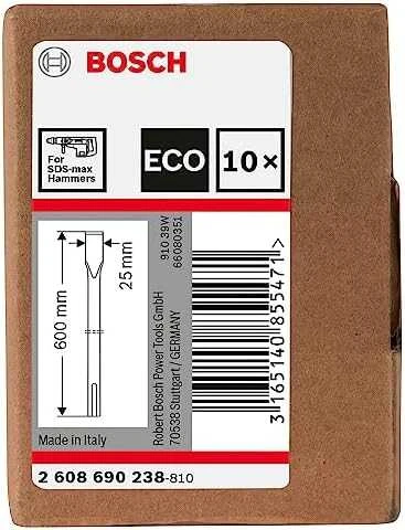 Kaltas Bosch 2608690238; 25x600 mm; SDS-max; 10 vnt.