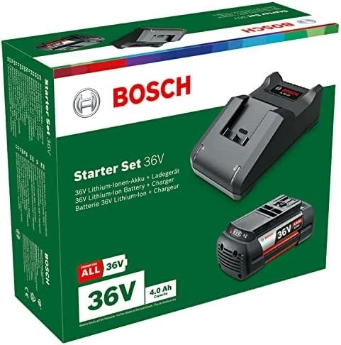 Akumuliatoriaus ir įkroviklio rinkinys Bosch 36 V „Starter Set“ F016800621