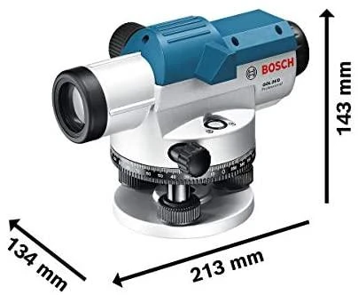 Bosch Optinis nivelyras kompl. GOL 26 D (BT160, GR500, Case)