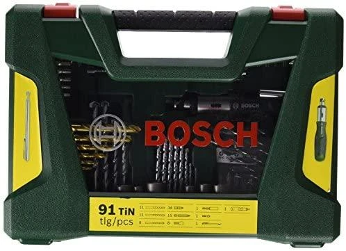 Grąžtas Bosch 91-dalių V-Line priedų komplektas