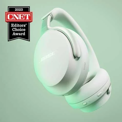Belaidės ausinės Bose QuietComfort Ultra, Baltos