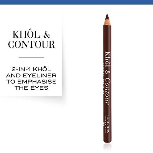BOURJOIS Paris Khôl & Contour akių pieštukas moterims 1,2 g, 05 CHOCO-LACTÉ
