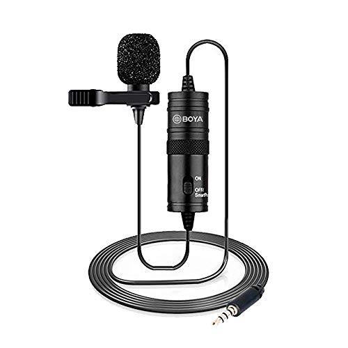 Mikrofonas BOYA 65-18000 HZ, 6.3 mm stereo adapteris, juodas / BY-M1 / BOYA10003