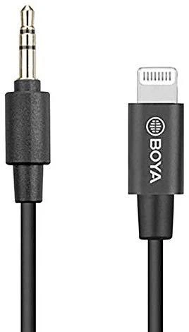 BOYA adapteris BY-K1 3.5MM TRS - LIGHTNING
