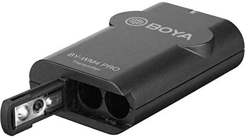 „BOYA BY-WM4 Pro-K4“, bevielio mikrofono sistema, skirta „iOS“ įrenginiams, 2,4 GHz, juoda / BOYA10162