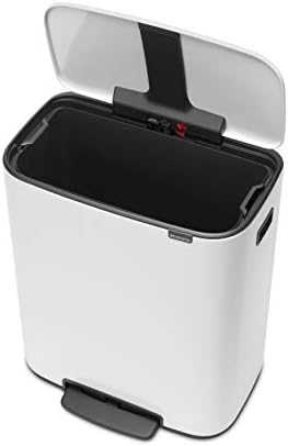 Brabantia Šiukšlių dėžė su pedalu, Bo 60L - baltos spalvos