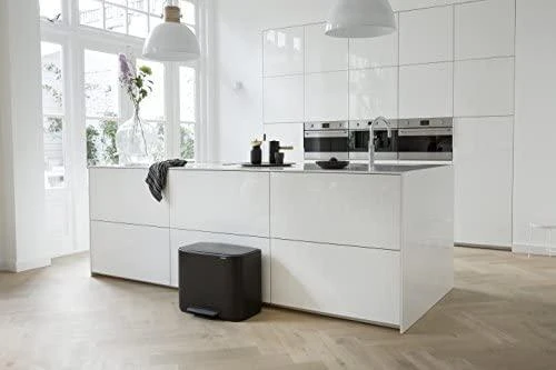 Brabantia Šiukšlių dėžė su pedalu, Bo 11+23L - Matt Juodas