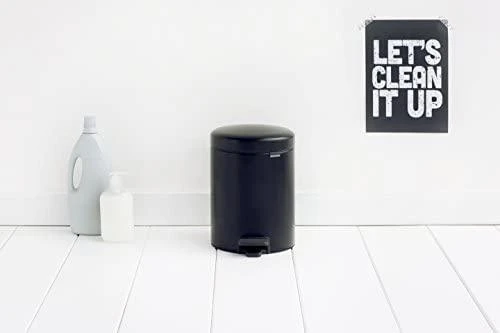 Šiukšliadėžė Brabantia 5 L, 11 29 28 juoda matinė
