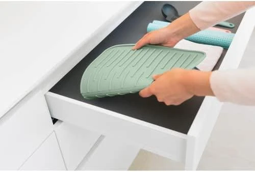 Brabantia vandens išleidimo kilimėlis Silicon Jade Žalias
