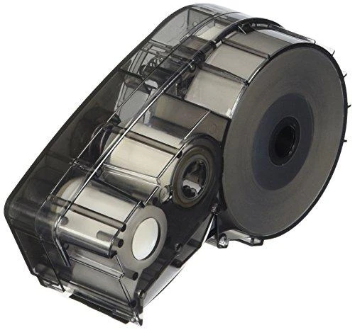 Brady M21-750-595-BK, juoda, lipni spausdintuvo etiketė, vinilo, terminio perkėlimo, akrilo, nuolatinė