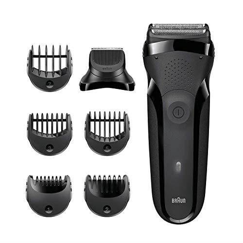 Barzdaskutė Braun | Shaver | Series 3 Shave&Style 300BT | Operating time (max) 30 min | NiMH | Juodas/Žalias